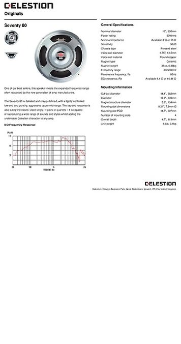 celestion seventy eight