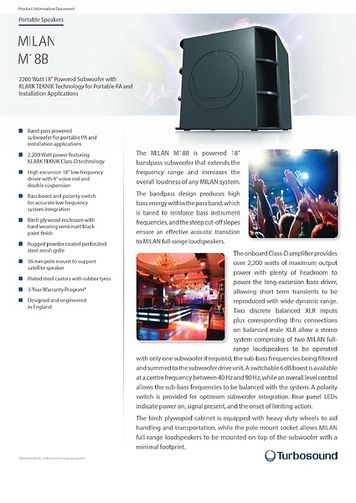 turbosound milan 18b