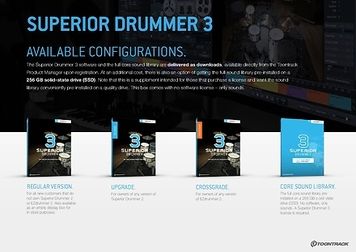 ezdrummer 2 crossgrade to superior drummer 3