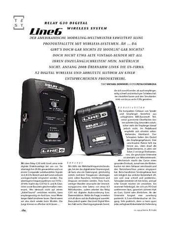 Gitarre & Bass Line6 Relay G30 Digital Wireless System Gitarre & Bass Line6 Relay G30 Digital Wireless System