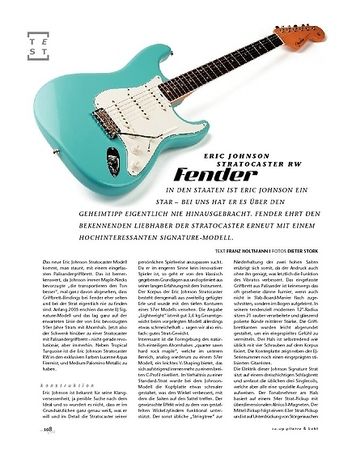 Gitarre & Bass Fender Eric Johnson Stratocaster RW Gitarre & Bass Fender Eric Johnson Stratocaster RW