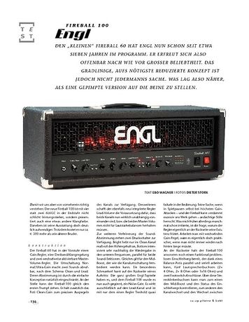 Gitarre & Bass Engl Fireball 100 Gitarre & Bass Engl Fireball 100