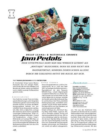 Gitarre & Bass Jam Pedals Delay Llama+ & Waterfall Chorus, FX-Pedale Gitarre & Bass Jam Pedals Delay Llama+ & Waterfall Chorus, FX-Pedale