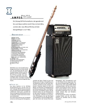 Gitarre & Bass Ampeg Micro-VR & SVT-210AV, Micro-Bass-Anlage Gitarre & Bass Ampeg Micro-VR & SVT-210AV, Micro-Bass-Anlage