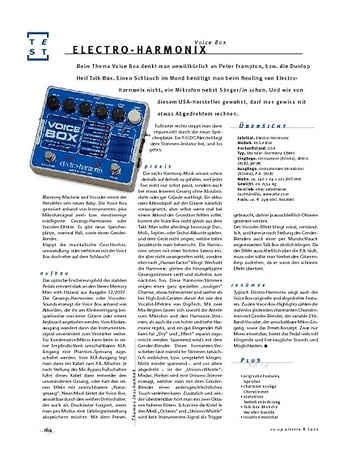 Gitarre & Bass Electro-Harmonix Voice Box, Effekt-Gerät Gitarre & Bass Electro-Harmonix Voice Box, Effekt-Gerät