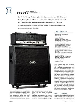 Gitarre & Bass Peavey 6505 H & Slant Cabinet Gitarre & Bass Peavey 6505 H & Slant Cabinet