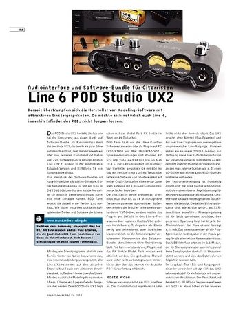 Sound & Recording Line 6 POD Studio UX2 Sound & Recording Line 6 POD Studio UX2