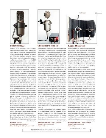 Sound & Recording Superlux R102 Sound & Recording Superlux R102