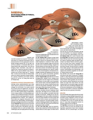 Sticks Meinl Byzance Ride-Cymbals Sticks Meinl Byzance Ride-Cymbals