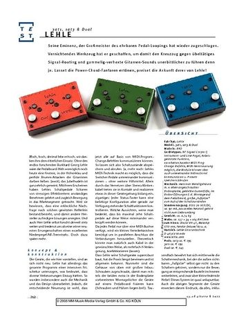 Gitarre & Bass Lehle 3at1, 1at3 & Dual, Signal-Looper Gitarre & Bass Lehle 3at1, 1at3 & Dual, Signal-Looper