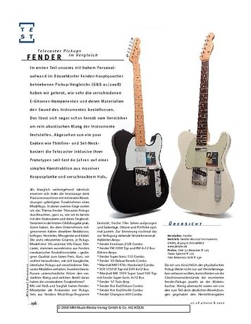 Gitarre & Bass Im Vergleich: Fender Telecaster Pickups Gitarre & Bass Im Vergleich: Fender Telecaster Pickups