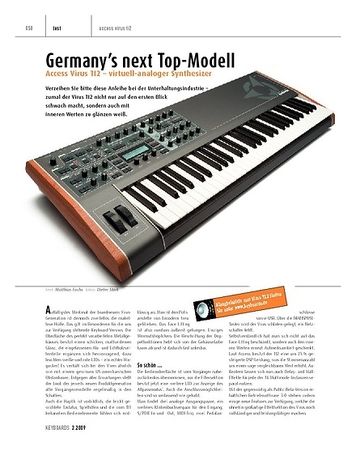 Keyboards Access Virus TI2 - virtuell-analoger Synthesizer Keyboards Access Virus TI2 - virtuell-analoger Synthesizer