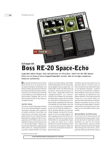 Sound & Recording Boss RE-20 Space-Echo Sound & Recording Boss RE-20 Space-Echo