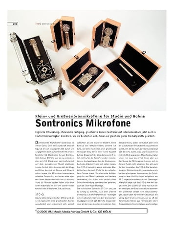 Sound & Recording Sontronics Mikrofone Sound & Recording Sontronics Mikrofone