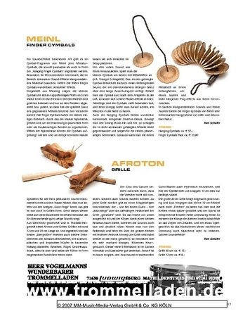 Sticks Meinl Finger Cymbals Sticks Meinl Finger Cymbals