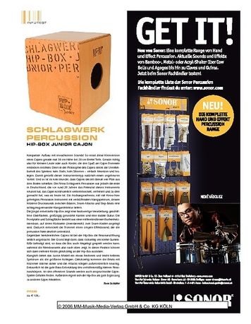 Sticks Schlagwerk Percussion Hip-Box Junior Cajon Sticks Schlagwerk Percussion Hip-Box Junior Cajon