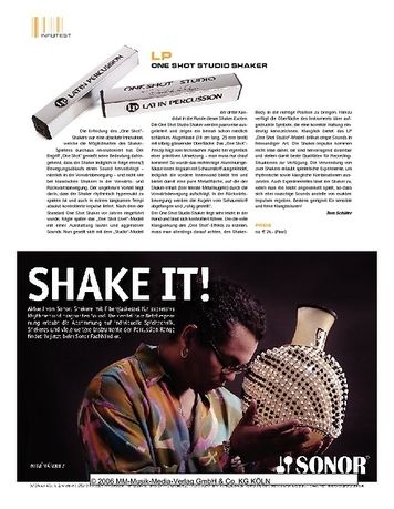 Sticks LP One Shot Studio Shaker Sticks LP One Shot Studio Shaker