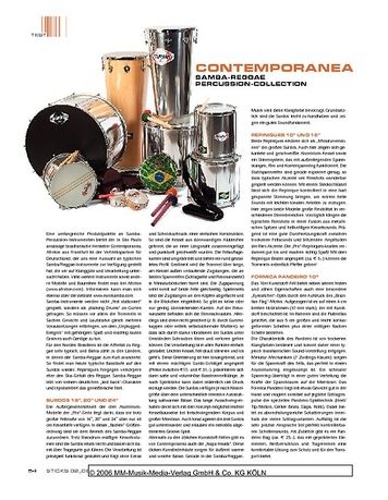 Sticks Contemporanea Samba-Reggae Percussion-Collection Sticks Contemporanea Samba-Reggae Percussion-Collection