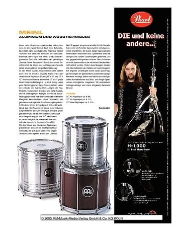 Sticks Meinl Aluminium & Wood Repiniques Sticks Meinl Aluminium & Wood Repiniques