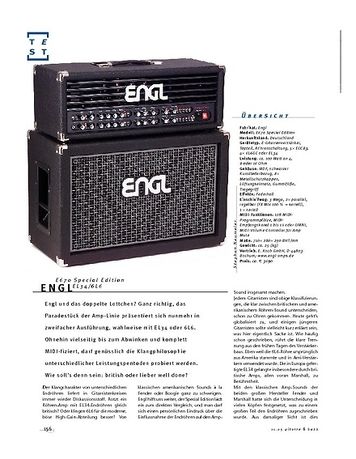Gitarre & Bass Engl Special Edition E670, Gitarren-Amps Gitarre & Bass Engl Special Edition E670, Gitarren-Amps