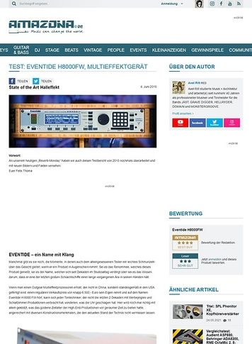 Amazona.de Eventide H8000FW Amazona.de Eventide H8000FW