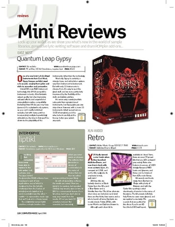 Computer Music East West Quantum Leap Gypsy Computer Music East West Quantum Leap Gypsy