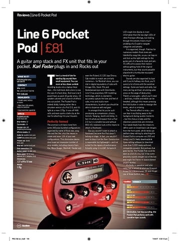Future Music Line 6 Pocket Pod Future Music Line 6 Pocket Pod