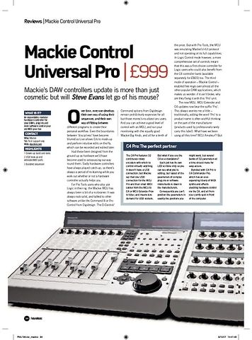 Future Music Mackie Control Universal Pro Future Music Mackie Control Universal Pro