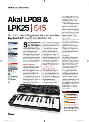 Future Music Akai LPK25 Future Music Akai LPK25