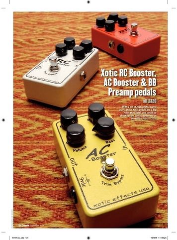 Guitarist Xotic AC Booster Guitarist Xotic AC Booster