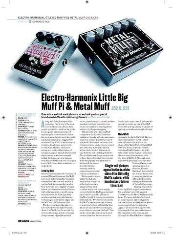 Guitarist ElectroHarmonix Little Big Muff Pi Guitarist ElectroHarmonix Little Big Muff Pi