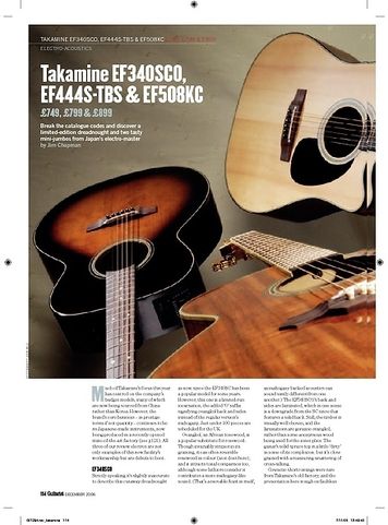 Guitarist Takamine EF508KC Guitarist Takamine EF508KC