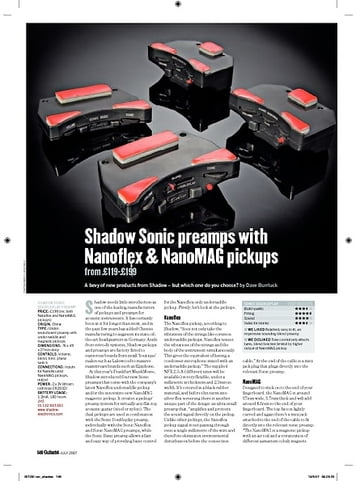 Guitarist Shadow Sonic SonicBasic Guitarist Shadow Sonic SonicBasic