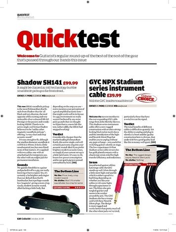 Guitarist Shadow SH141 Guitarist Shadow SH141