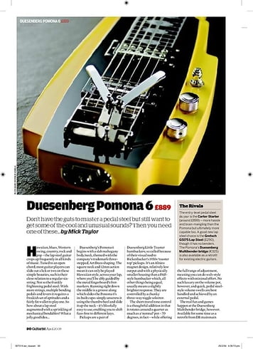 Guitarist Duesenberg Pomona 6 Guitarist Duesenberg Pomona 6