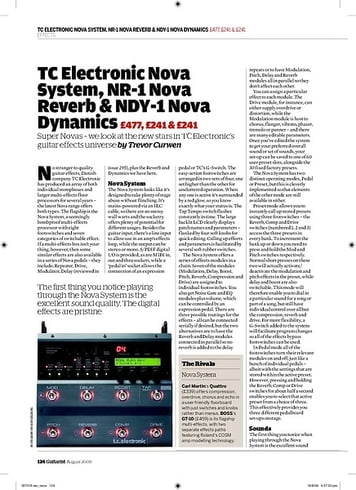 Guitarist TC Electronic Nova System Guitarist TC Electronic Nova System