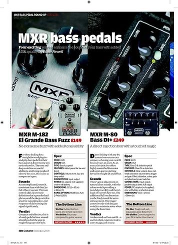 Guitarist MXR M80 Bass DI+ Guitarist MXR M80 Bass DI+