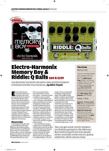 Guitarist ElectroHarmonix Memory Boy Guitarist ElectroHarmonix Memory Boy