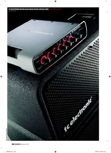 Guitarist TC Electronic RS210 and RS212 Cabinets Guitarist TC Electronic RS210 and RS212 Cabinets