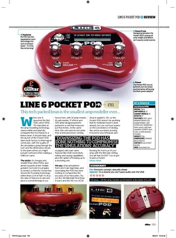 Total Guitar Line 6 Pocket Pod Total Guitar Line 6 Pocket Pod