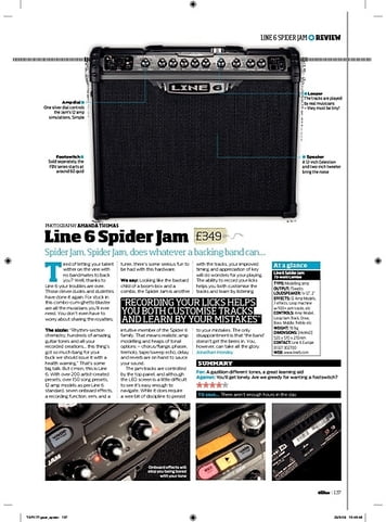 Total Guitar Line 6 Spider Jam Total Guitar Line 6 Spider Jam
