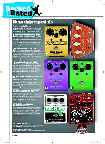 Total Guitar ElectroHarmonix Big Muff Pi with Tone Wicker Total Guitar ElectroHarmonix Big Muff Pi with Tone Wicker