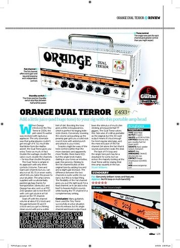 Total Guitar ORANGE DUAL TERROR Total Guitar ORANGE DUAL TERROR