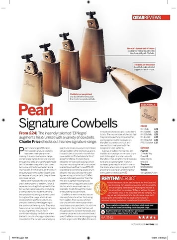 Rhythm Pearl Signature Cowbells Rhythm Pearl Signature Cowbells