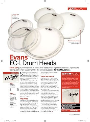 Rhythm Evans EC1 Drum Heads Rhythm Evans EC1 Drum Heads
