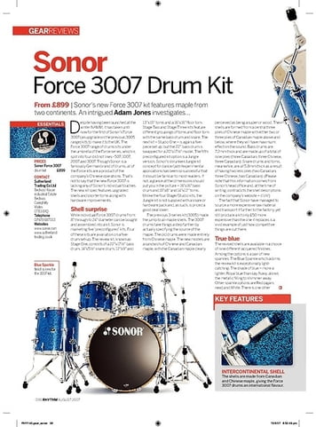 Rhythm Sonor Force 3007 Drum Kit Rhythm Sonor Force 3007 Drum Kit