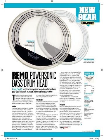 Rhythm REMO POWERSONIC Bass drum head Rhythm REMO POWERSONIC Bass drum head