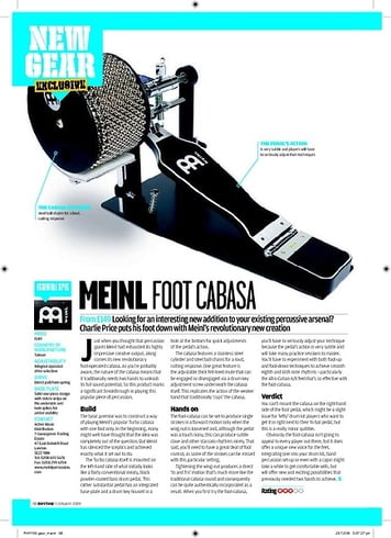 Rhythm Meinl Foot Cabasa Rhythm Meinl Foot Cabasa