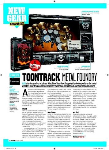 Rhythm TOONTRACK METAL FOUNDRY Rhythm TOONTRACK METAL FOUNDRY