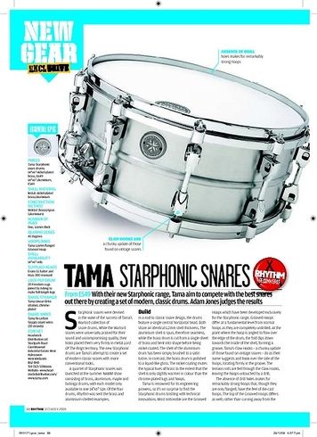 Rhythm TAMA STARPHONIC SNARES Rhythm TAMA STARPHONIC SNARES